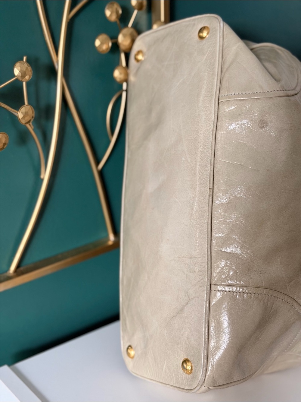 Prada Vitello Shine leather Tote - Picture 10 of 11
